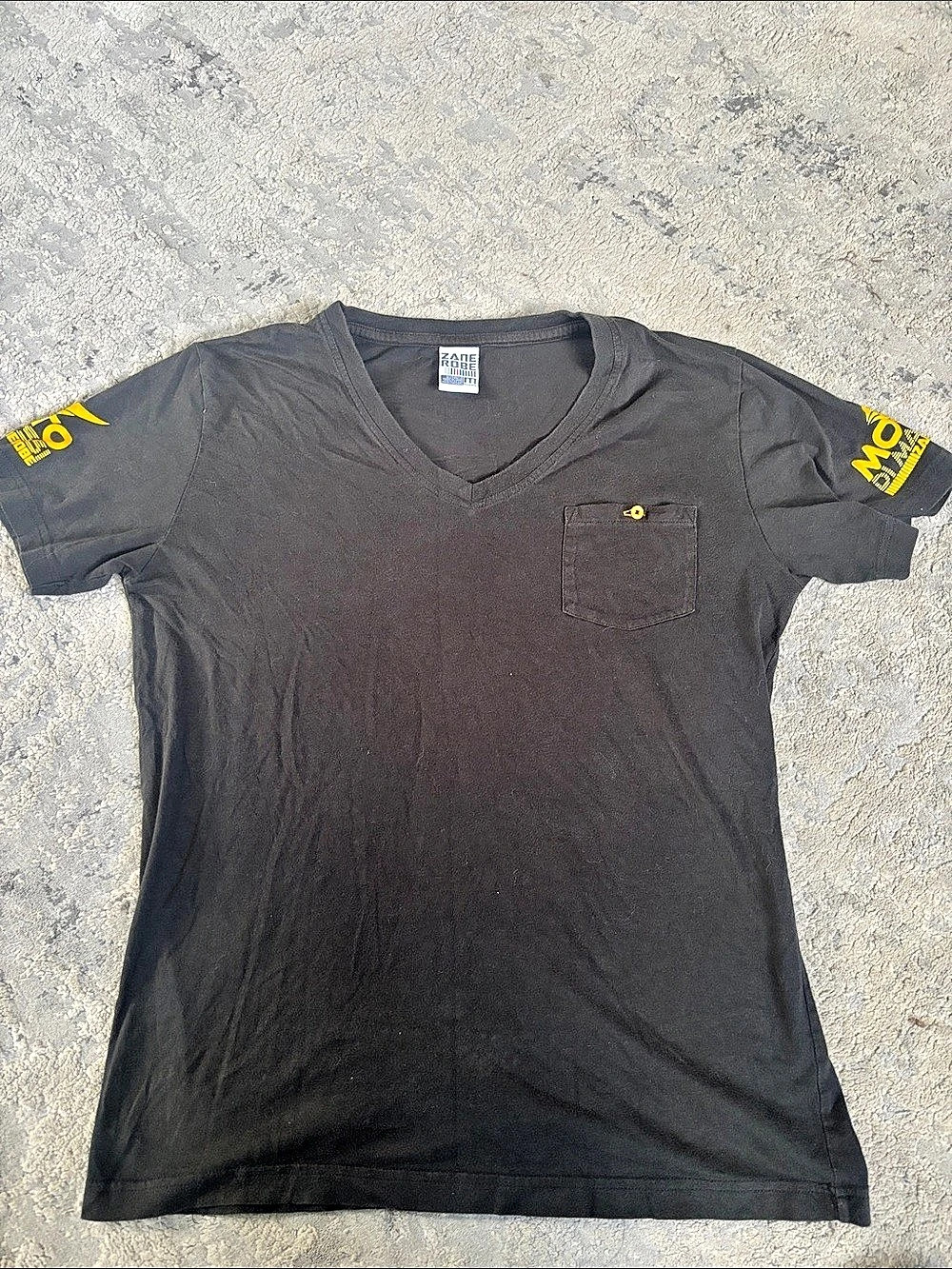 ZANEROBE  Moto Graphic Short Sleeve Tee Size Medium